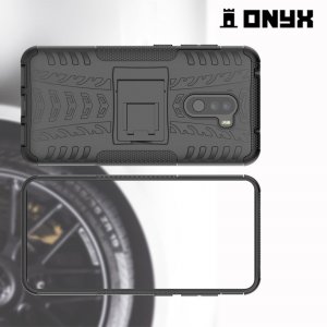 ONYX Противоударный бронированный чехол для Xiaomi Redmi Note 8 Pro - Черный