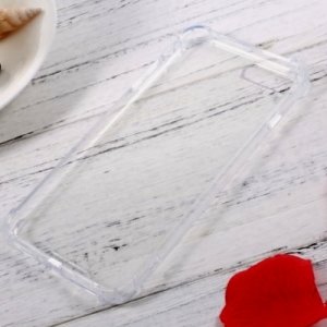 Пластиковый прозрачный противоударный чехол с усиленными силиконовыми краями для iPhone 8 Plus / 7 Plus