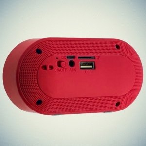 Портативная беспроводная Bluetooth колонка Wireless Speaker красная