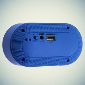 Портативная беспроводная Bluetooth колонка Wireless Speaker голубая J15