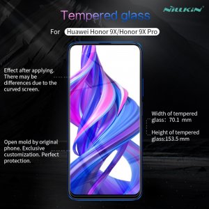 Противоударное закаленное олеофобное защитное стекло на Huawei Honor 9X / 9X Premium Nillkin Amazing H+ Pro