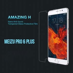 Противоударное закаленное стекло на Meizu Pro 6 Plus Nillkin Amazing 9H