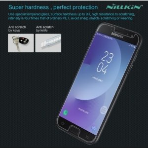 Противоударное закаленное стекло на Samsung Galaxy J5 2017 SM-J530F Nillkin Amazing 9H