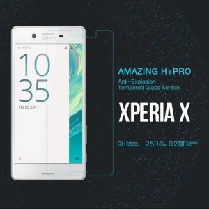 Противоударное закаленное стекло на Sony Xperia X Nillkin Amazing H+ PRO