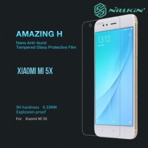 Противоударное закаленное стекло на Xiaomi Mi 5x / Mi A1 Nillkin Amazing 9H