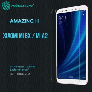 Противоударное закаленное стекло на Xiaomi Mi 6x / Mi A2 Nillkin Amazing 9H