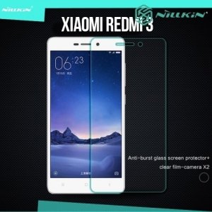 Противоударное закаленное стекло на Xiaomi Redmi 3 Nillkin Amazing 9H