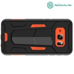 Противоударный чехол NILLKIN Defender II для Samsung Galaxy S6 edge Plus G928 - Оранжевый