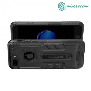 NILLKIN Defender 4 Противоударный чехол для iPhone 8 Plus / 7 Plus - Черный