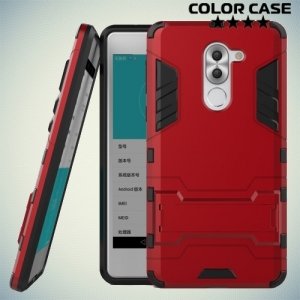 Противоударный гибридный чехол для Huawei Honor 6x - Красный