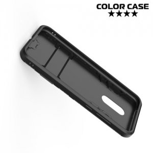 Противоударный гибридный чехол для Xiaomi Redmi 5 Plus - Черный