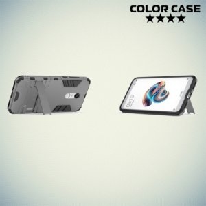 Противоударный гибридный чехол для Xiaomi Redmi 5 Plus - Серый