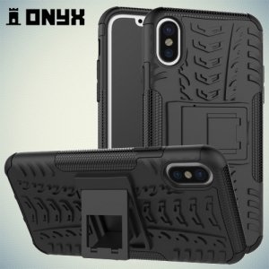 Противоударный защитный чехол для iPhone Xs / X - Черный