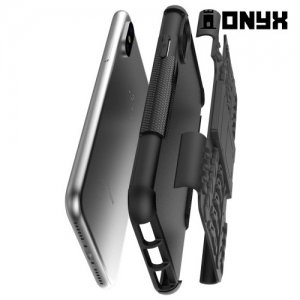 Противоударный защитный чехол для iPhone 8 - Черный