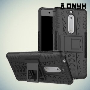 Противоударный защитный чехол для Nokia 5 - Черный