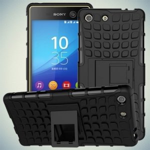 Противоударный защитный чехол для Sony Xperia M5 - Черный