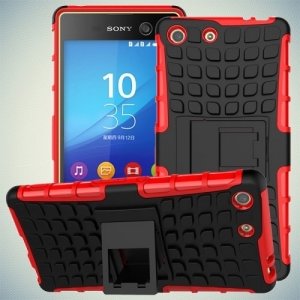 Противоударный защитный чехол для Sony Xperia M5 - Красный