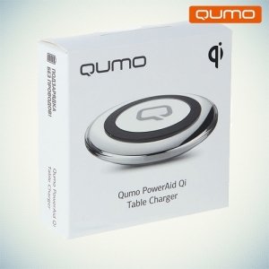 Qumo PowerAid Qi table charger беспроводная зарядка для смартфонов