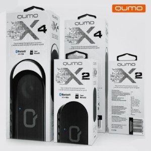 Qumo X2 беспроводная Bluetooth портативная колонка - Черный