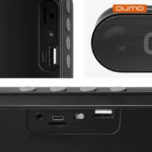 Qumo X2 беспроводная Bluetooth портативная колонка - Черный