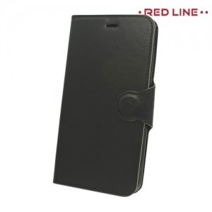 Red Line чехол книжка для Huawei Honor 6A - Черный