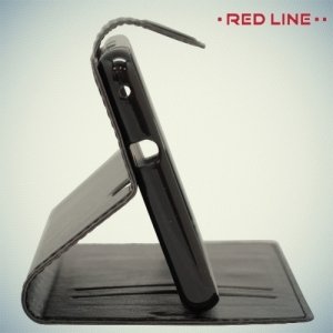 Red Line чехол книжка для Huawei P9 lite - Черный