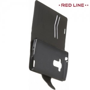 Red Line чехол книжка для LG G4s H736 - Черный