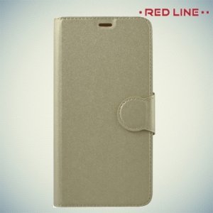 Red Line чехол книжка для LG Q6 M700AN / Q6a M700 - Золотой