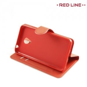 Red Line чехол книжка для Meizu m3s mini - Красный