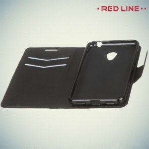 Red Line чехол книжка для Meizu m3s mini / m3 mini - Черный