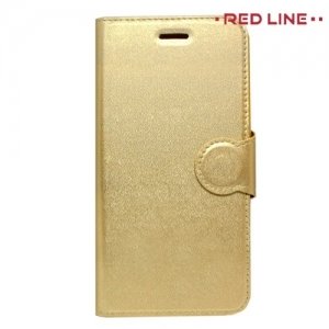 Red Line чехол книжка для Meizu M5 Note - Золотой