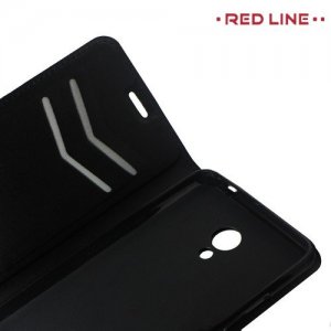 Red Line чехол книжка для Meizu M5c - Черный