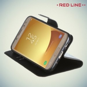 Red Line чехол книжка для Samsung Galaxy J5 2017 SM-J530F - Черный