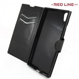 Red Line чехол книжка для Sony Xperia XA1 Ultra - Черный