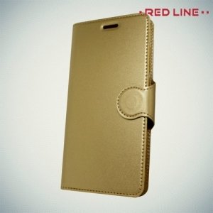 Red Line чехол книжка для Xiaomi Redmi 5 - Золотой