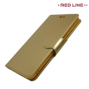 Red Line чехол книжка для Xiaomi Redmi 5 - Золотой