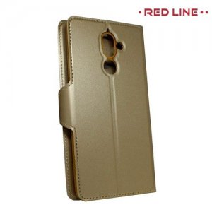Red Line Flip Book чехол для Nokia 7 Plus - Золотой