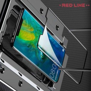 Red Line Full Glue 3D стекло для Huawei Mate 20 Pro с полным клеевым слоем - Черная рамка