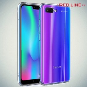 Red Line прозрачный силиконовый чехол для Huawei Honor 10