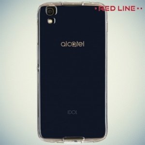 Red Line силиконовый чехол для Alcatel Idol 4 6055K - Прозрачный