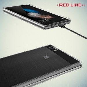 Red Line силиконовый чехол для Huawei P8 Lite - Прозрачный