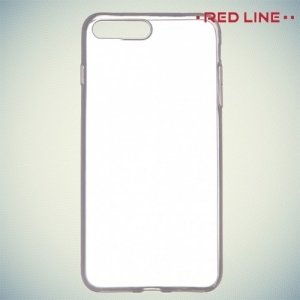 Red Line силиконовый чехол для iPhone 7 Plus - Прозрачный