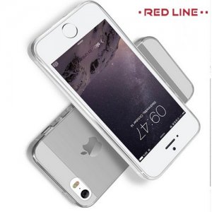 Red Line силиконовый чехол для iPhone SE - Серый