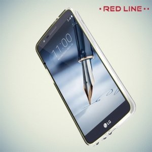 Red Line силиконовый чехол для LG Stylus 3 M400DY - Прозрачный