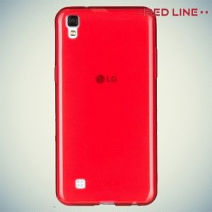 Red Line силиконовый чехол для LG X cam - Красный