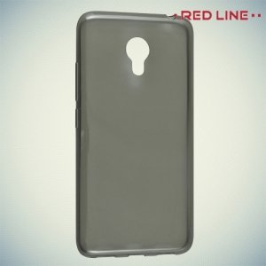 Red Line силиконовый чехол для Meizu m3s mini - Полупрозрачный черный