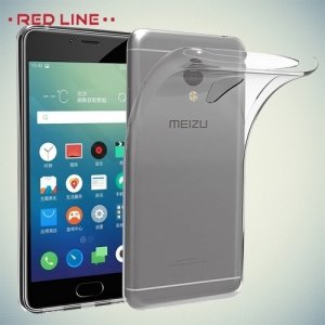Red Line силиконовый чехол для Meizu M5 - Прозрачный