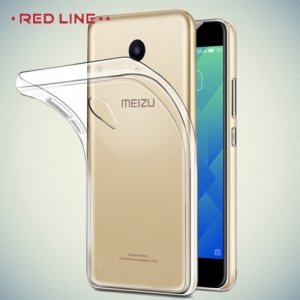 Red Line силиконовый чехол для Meizu M5 Note - Прозрачный