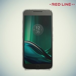 Red Line силиконовый чехол для Motorola Moto G4 Play - Прозрачный