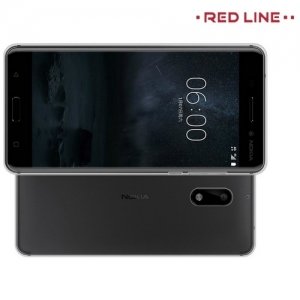 Red Line силиконовый чехол для Nokia 6 - Прозрачный